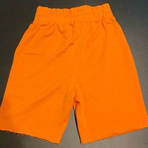MissGuided Orange Shorts - No tags but New Never Worn. Size 4.